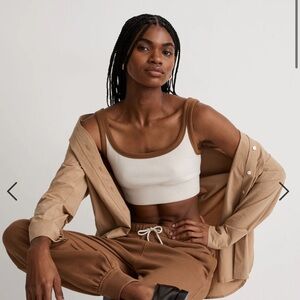 Madewell MWL Like New Terry Ribbed Bralette